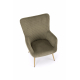 Lounge armchair AMARO olive, green