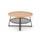 Coffee Table FLORENCE natural oak / black