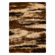 Alfombra SHAGGY S304 Living marron / beige 