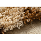 Alfombra SHAGGY S304 Living marron / beige 