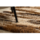 Alfombra SHAGGY S304 Living marron / beige 