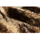 Alfombra SHAGGY S304 Living marron / beige 