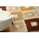 SHAGGY carpet 5005 Squares beige / brown