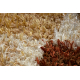 SHAGGY carpet 5005 Squares beige / brown