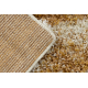 SHAGGY carpet 5005 Squares beige / brown