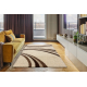 Tapis SHAGGY 058 crème / marron 