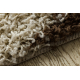Tapis SHAGGY 058 crème / marron 