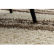 Tapis SHAGGY 058 crème / marron 
