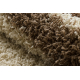 Tapis SHAGGY 058 crème / marron 