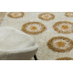 SHAGGY carpet 5168 Circles brown / beige