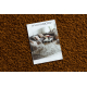 Tapis SHAGGY S001 somon marron 