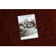 SHAGGY carpet 001 H burgundy 