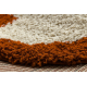 Alfombra ovalada SHAGGY 4128 beige / marron 