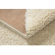 Alfombra ovalada SHAGGY 4192 beige / marron 