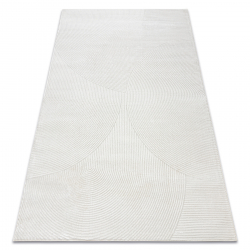 Kilimas BALANCE 0194 kremas - Geometrinis, struktūrinis, glamour