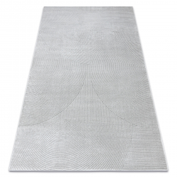 Carpet BALANCE 0194 grey - Geometric, structural, glamour