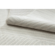 Teppe BALANCE 1503 krem - Geometrisk, strukturelt, glamour
