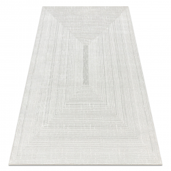 Kilimas BALANCE 8788 kremas - Geometrinis, struktūrinis, glamour