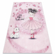 BAMBINO 2185 washing carpet Ballerina, kitty for children anti-slip pink - SECOND-RATE PRODUCT