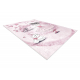 BAMBINO 2185 washing carpet Ballerina, kitty for children anti-slip pink - SECOND-RATE PRODUCT