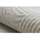 Tapis BALANCE 9086 crème - Géométrique, structurel, glamour