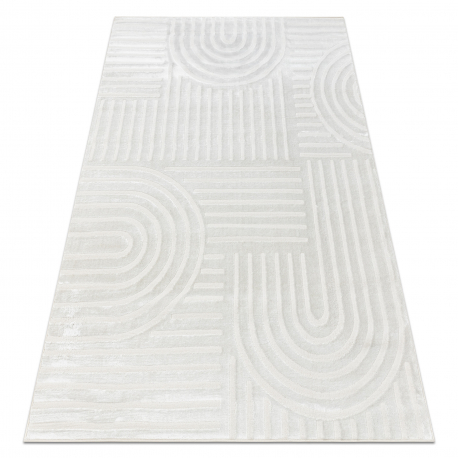Alfombra BALANCE 1918 crema - Geométrico, estructural, glamour