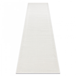 Tapis, tapis de couloir TIMO 5979 SIZAL extérieur cadre blanc - PRODUIT DE DEUXIÈME QUALITÉ