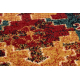Tapis en laine OMEGA LUMENA ethnique Cadre rubis 