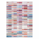 ANDRE 2295 washing carpet Stripes anti-slip pink / blue - SECOND-RATE PRODUCT