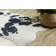 Alfombra Cuero de vaca artificial, Vaca G5069-1 blanco Cuero negro - PRODUCTO DE SEGUNDA CLASE