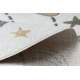 Teppich BONO 8288 Kreis Raum, Planeten creme / anthrazit - ZWEITKLASSIGES PRODUKT