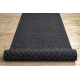 Ruitenwisser anti slip per strekkende meter VECTRA 900 extern, intern, op een rubber - antraciet 200 cm