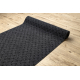Ruitenwisser anti slip per strekkende meter VECTRA 900 extern, intern, op een rubber - antraciet 200 cm