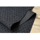 Ruitenwisser anti slip per strekkende meter VECTRA 900 extern, intern, op een rubber - antraciet 200 cm