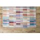 ANDRE 2295 washing carpet Stripes anti-slip pink / blue - SECOND-RATE PRODUCT