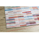 ANDRE 2295 washing carpet Stripes anti-slip pink / blue - SECOND-RATE PRODUCT