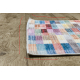 Tapis lavable ANDRE 2295 Rayures antidérapant rose / bleu - PRODUIT DE DEUXIÈME QUALITÉ