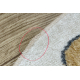 Alfombra BONO 8288 círculo Espacio, planetas crema / antracita - PRODUCTO DE SEGUNDA CLASE