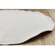 Alfombra MIMO 5979 circulo sisal exterior marco color blanco - PRODUCTO DE SEGUNDA CLASE