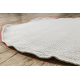 Tapis TIMO 5979 cercle SIZAL extérieur cadre blanc - PRODUIT DE DEUXIÈME QUALITÉ