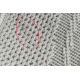 Alfombra MIMO 5979 circulo sisal exterior marco color blanco - PRODUCTO DE SEGUNDA CLASE