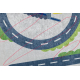 BAMBINO 2223 tapijt wasbaar Straten, auto's voor kinderen antislip room - TWEEDE-KLASSE PRODUCT