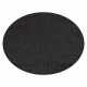 Alfombra MIMO 0000 circulo sisal exterior negro - PRODUCTO DE SEGUNDA CLASE