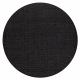 Alfombra MIMO 0000 circulo sisal exterior negro - PRODUCTO DE SEGUNDA CLASE