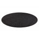 Alfombra MIMO 0000 circulo sisal exterior negro - PRODUCTO DE SEGUNDA CLASE