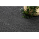 Tapis TIMO 5979 cercle SIZAL extérieur cadre noir - PRODUIT DE DEUXIÈME QUALITÉ