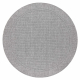 Tapis TIMO 5979 cercle SIZAL extérieur cadre gris clair - PRODUIT DE DEUXIÈME QUALITÉ