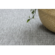 Tapis TIMO 5979 cercle SIZAL extérieur cadre gris clair - PRODUIT DE DEUXIÈME QUALITÉ