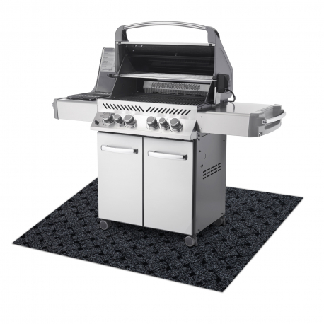 Tapis de protection pour barbecue VECTRA 900 pour terrasse, extérieur - anthracite