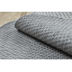 Tapis TIMO 6272 cercle SIZAL extérieur gris clair - PRODUIT DE DEUXIÈME QUALITÉ